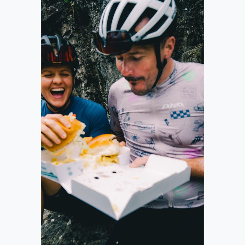 Pánsky cyklistický dres Endura Pro SL Print titanium 11