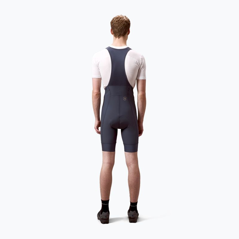 Pánske cyklistické šortky Endura Loop Bibshort carbon grey 3
