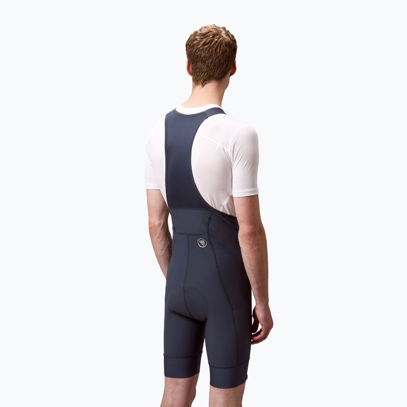 Pánske cyklistické šortky Endura Loop Bibshort carbon grey 4