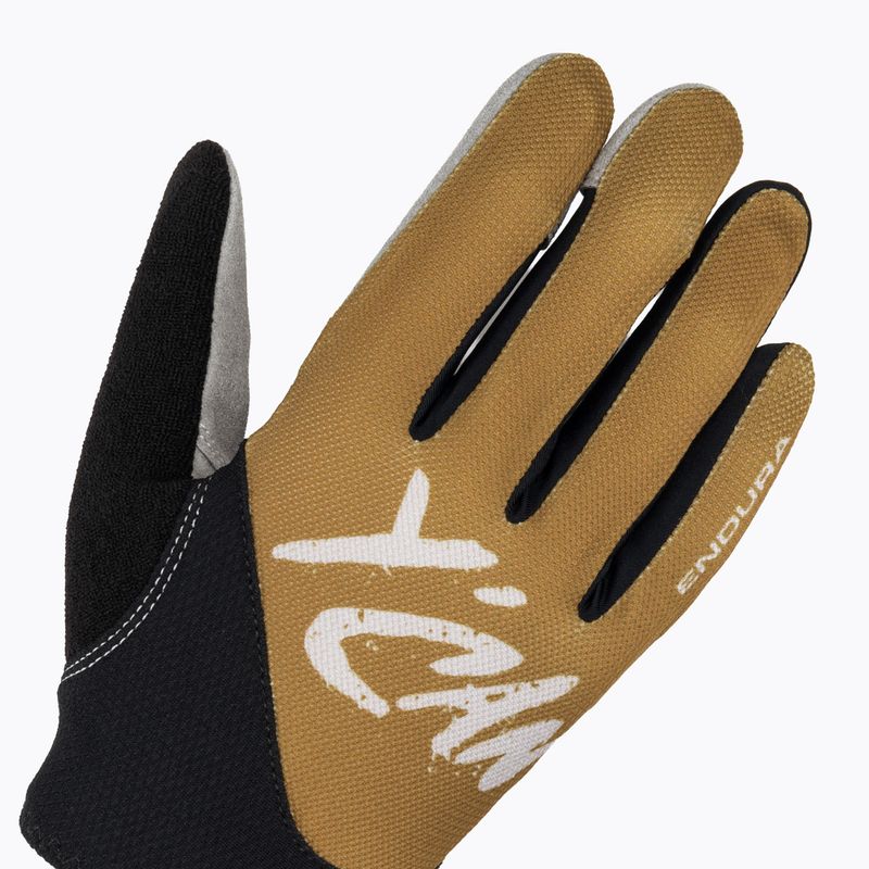 Pánske cyklistické rukavice Endura Hummvee Lite Icon trail bronze 5