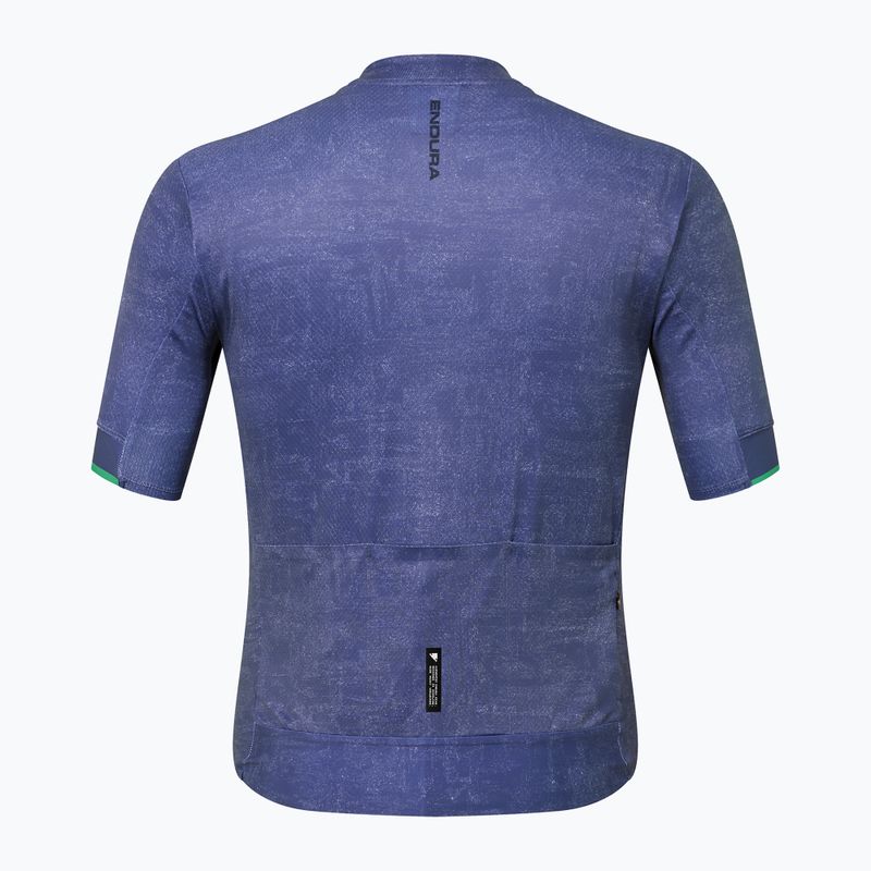 Pánsky cyklistický dres Endura FS260 Print indigo rock 2