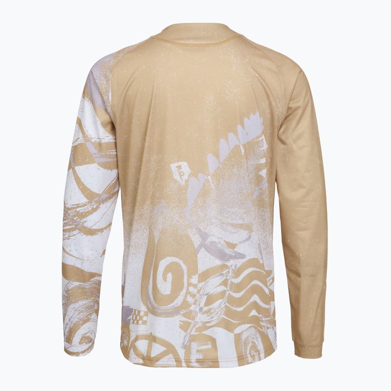 Pánske cyklistické tričko longsleeve Endura Singletrack Print sand 2