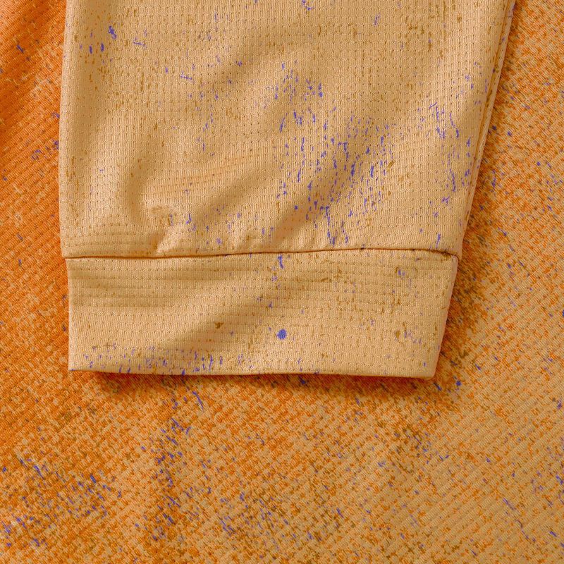Pánske cyklistické tričko longsleeve Endura Singletrack Print end orange 8