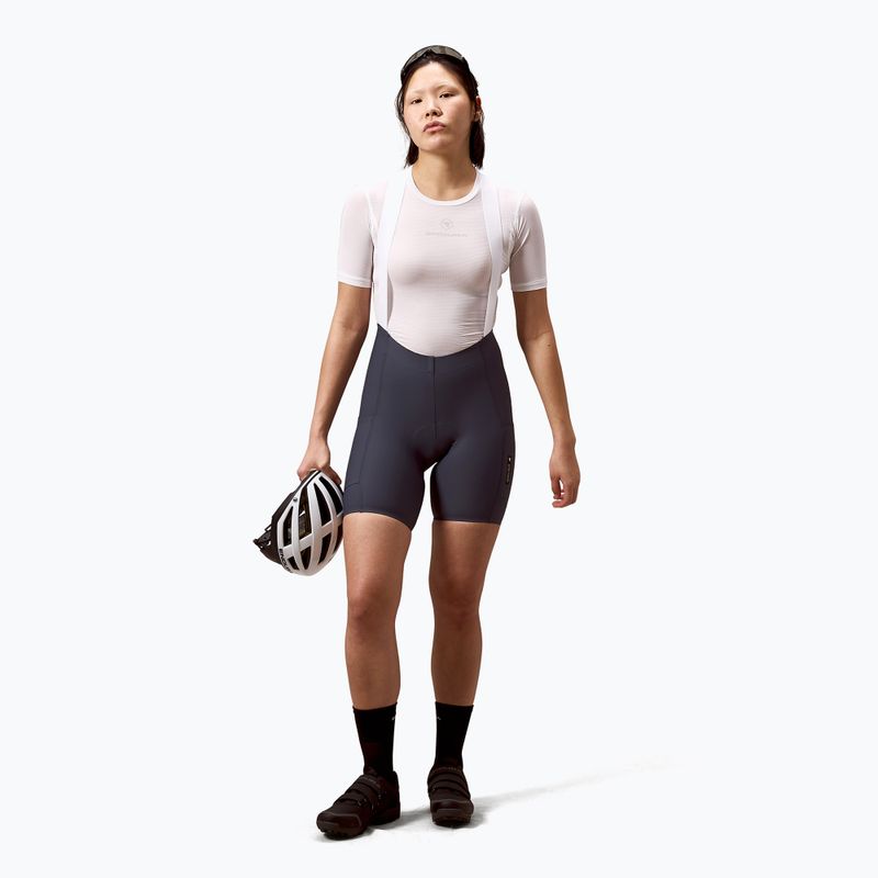 Dámske cyklistické šortky Endura Loop Bibshort carbon grey 2