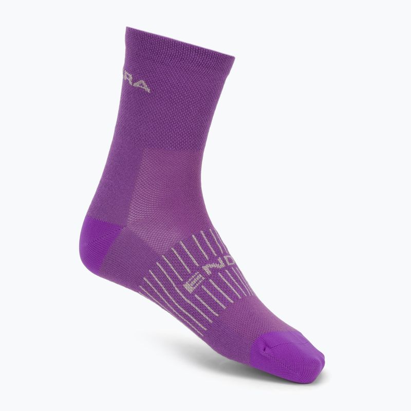 Dámske ponožky Endura Coolmax Race 3 pairs W end purple 3