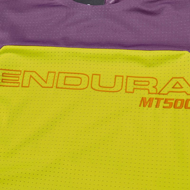 Detský cyklistický dres longsleeve Endura MT500 Burner end citrus 3