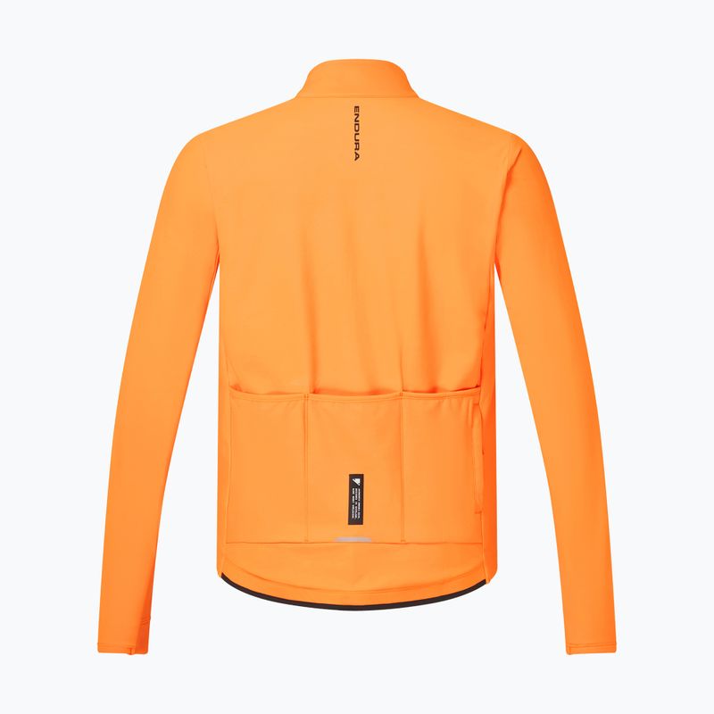 Pánska cyklistická mikina Endura Loop Ride L/S Jersey end orange 7