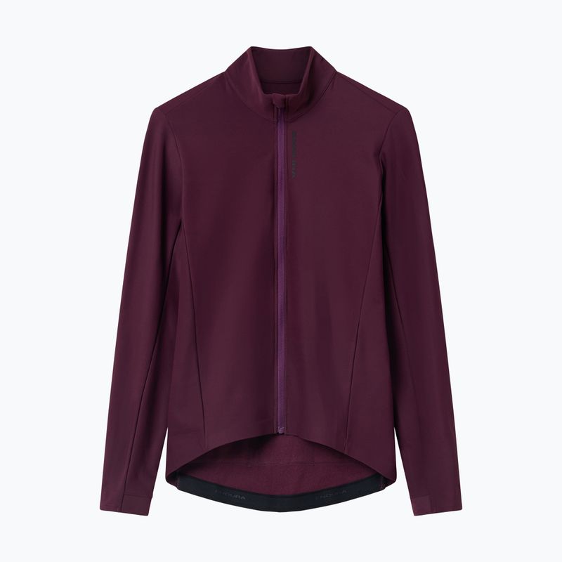 Pánska cyklistická mikina Endura Loop Ride L/S Jersey black cherry 7