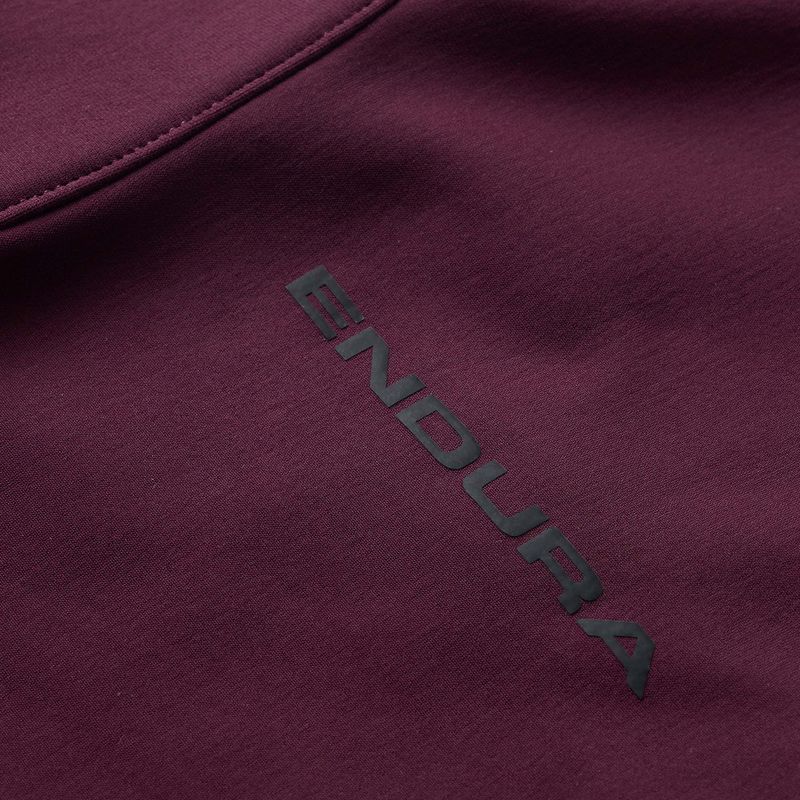 Pánska cyklistická mikina Endura Loop Ride L/S Jersey black cherry 10