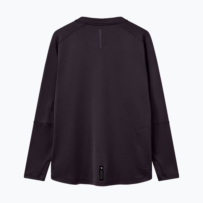 Pánske cyklistické tričko s dlhým rukávom Endura Alltrack Roam Fleece black 8