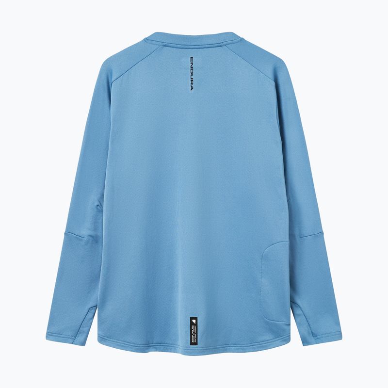 Pánske cyklistické tričko s dlhým rukávom Endura Alltrack Roam Fleece storm blue 8