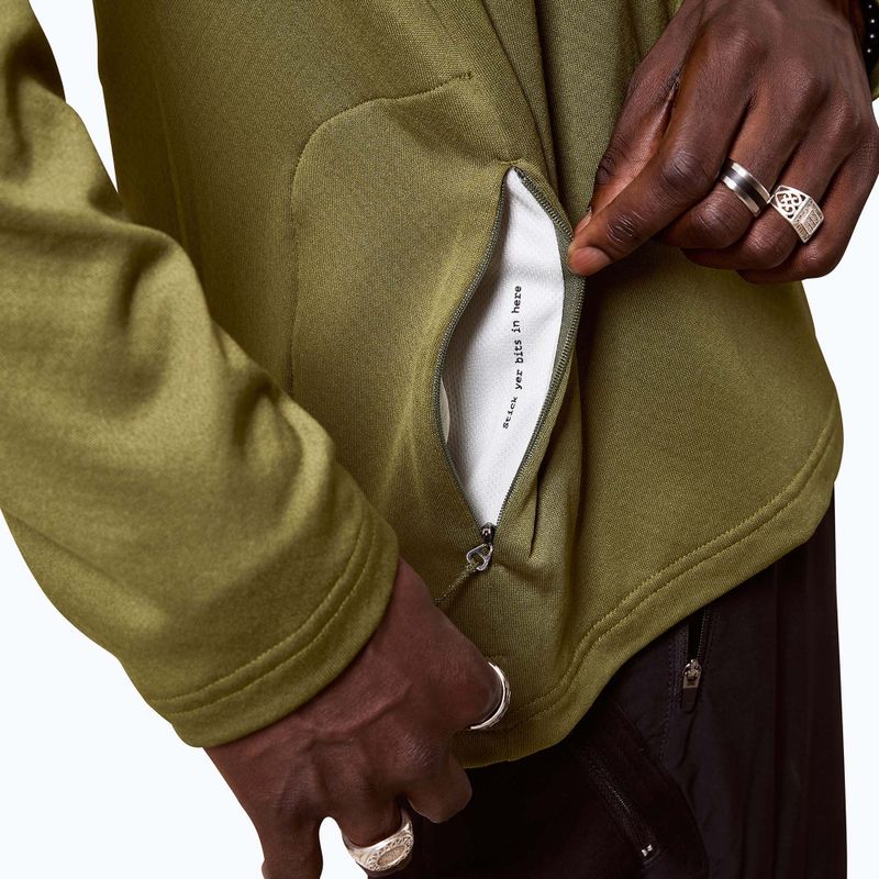 Pánske cyklistické tričko s dlhým rukávom Endura Alltrack Roam Fleece moss green 6