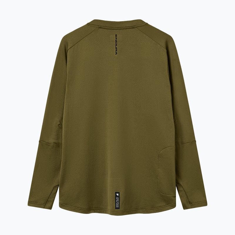 Pánske cyklistické tričko s dlhým rukávom Endura Alltrack Roam Fleece moss green 8