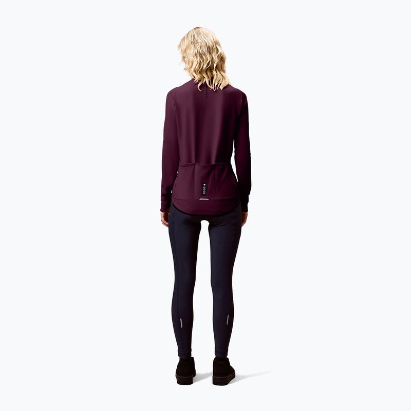 Dámska cyklistická mikina Endura Loop Ride L/S Jersey black cherry 4