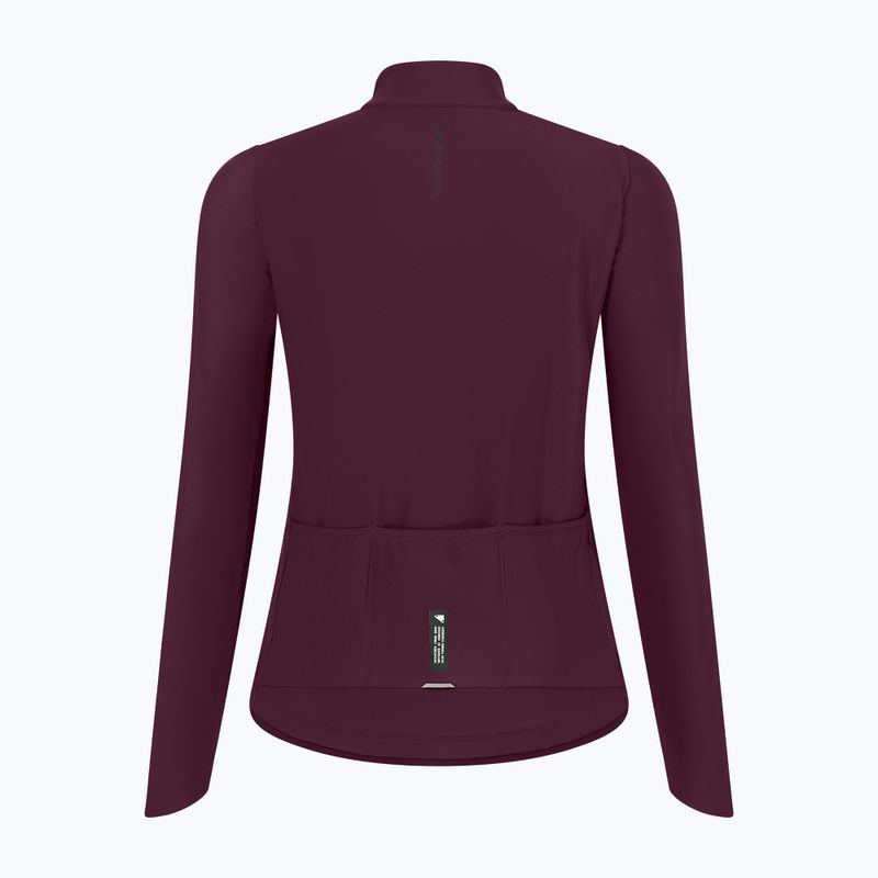 Dámska cyklistická mikina Endura Loop Ride L/S Jersey black cherry 8