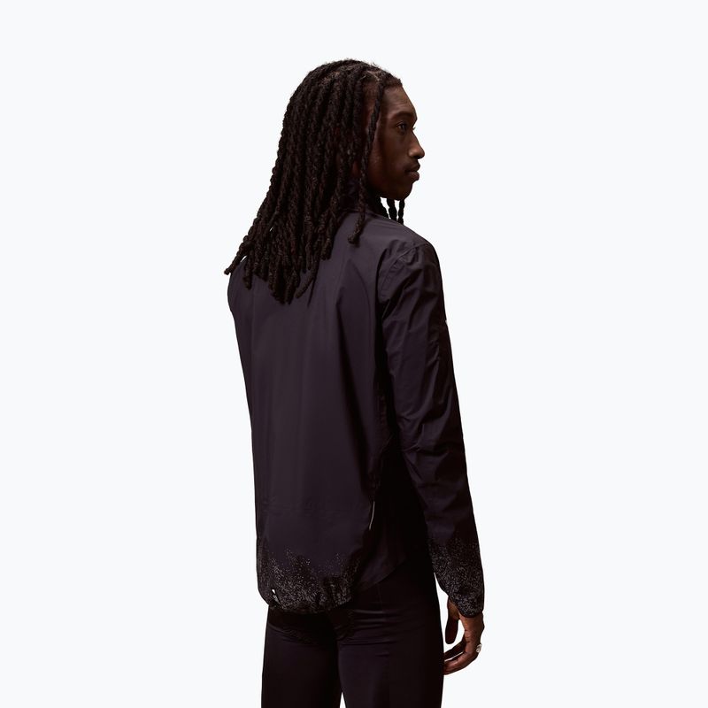 Pánska cyklistická bunda Endura Alltrack Race Cape black reflective rint 3