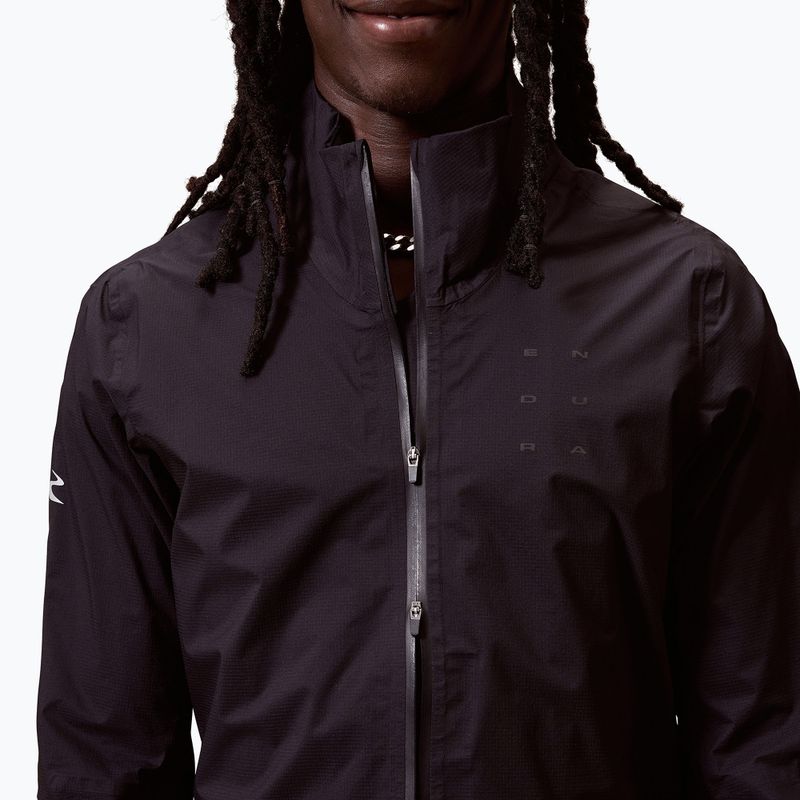 Pánska cyklistická bunda Endura Alltrack Race Cape black reflective rint 5