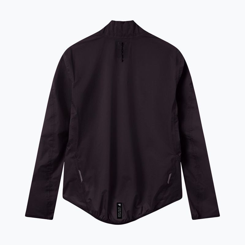 Pánska cyklistická bunda Endura Alltrack Race Cape black reflective rint 8
