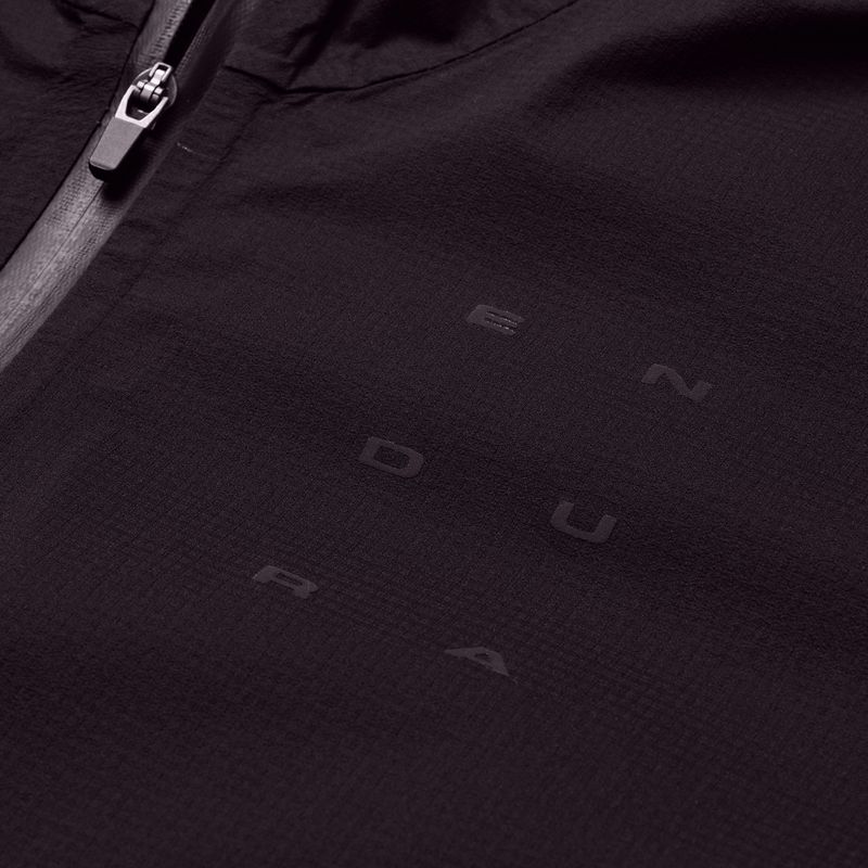 Pánska cyklistická bunda Endura Alltrack Race Cape black reflective rint 9