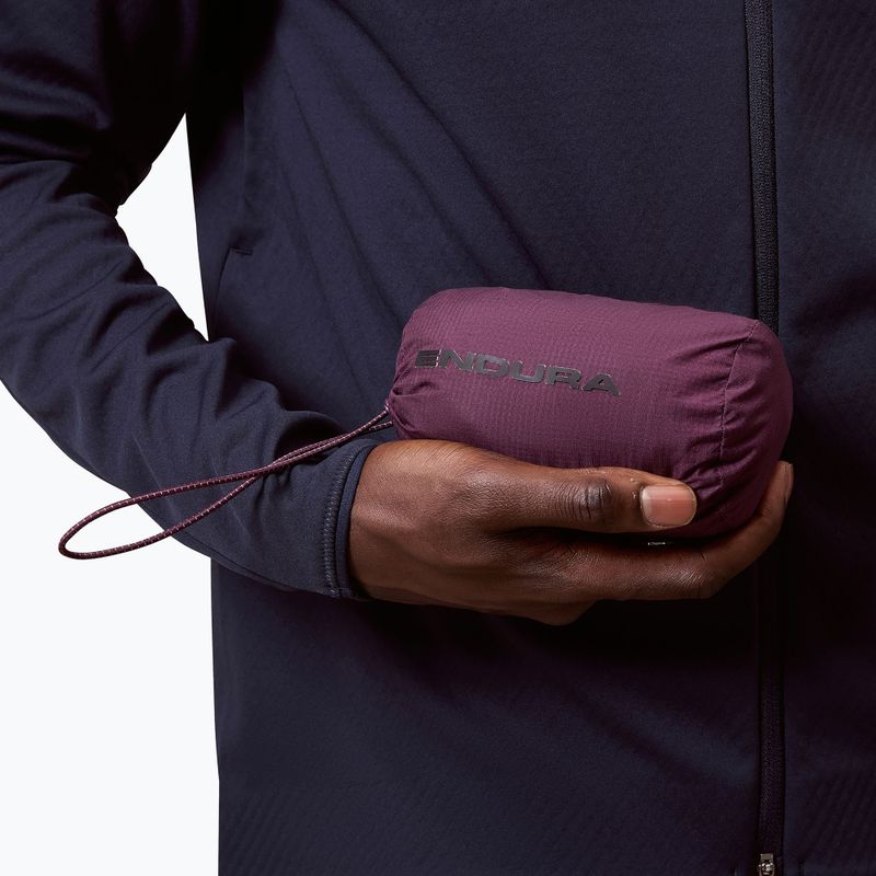 Pánska cyklistická bunda Endura Alltrack Race Cape black cherry 7
