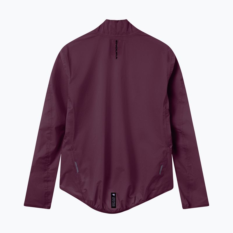 Pánska cyklistická bunda Endura Alltrack Race Cape black cherry 9