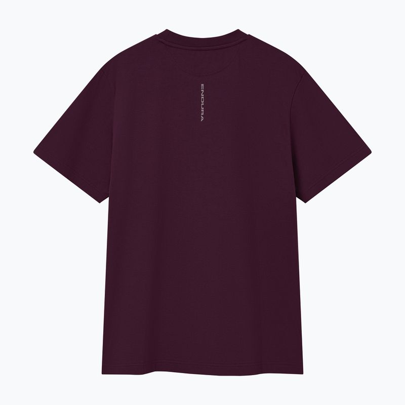 Cyklistický dres Endura Stacked Logo Graphic Tee black cherry 2