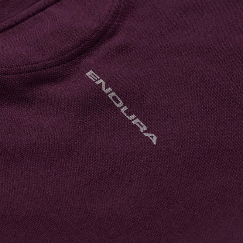 Cyklistický dres Endura Stacked Logo Graphic Tee black cherry 4