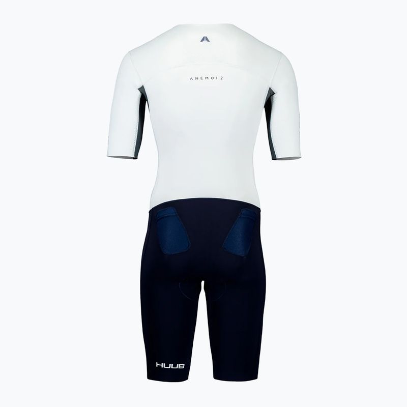 Pánsky triatlonový oblek HUUB Anemoi 2 SUB22 FL dark navy/white 2