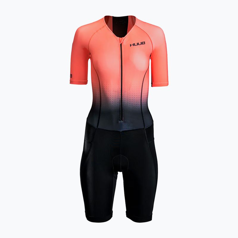 Dámsky triatlonový oblek HUUB Commit Long Course Suit black/coral