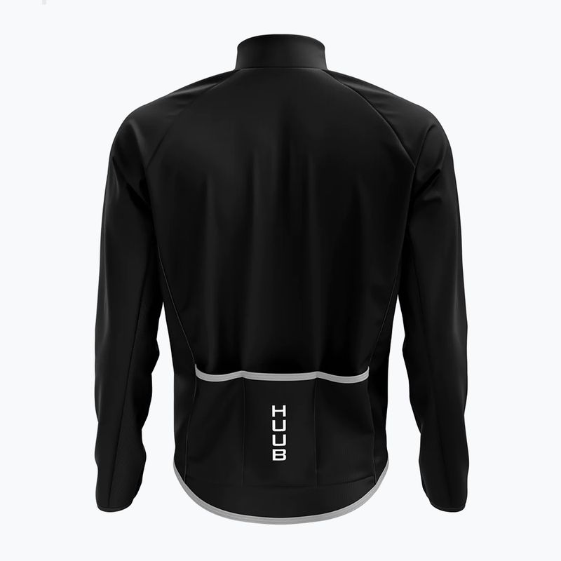 Pánska cyklistická bunda HUUB Eternal Peaks black/red 2