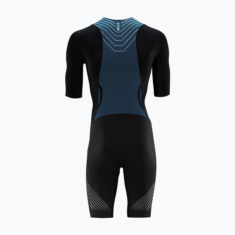 HUUB Pánsky oblek Pinnacle Tri Suit steel blue 2