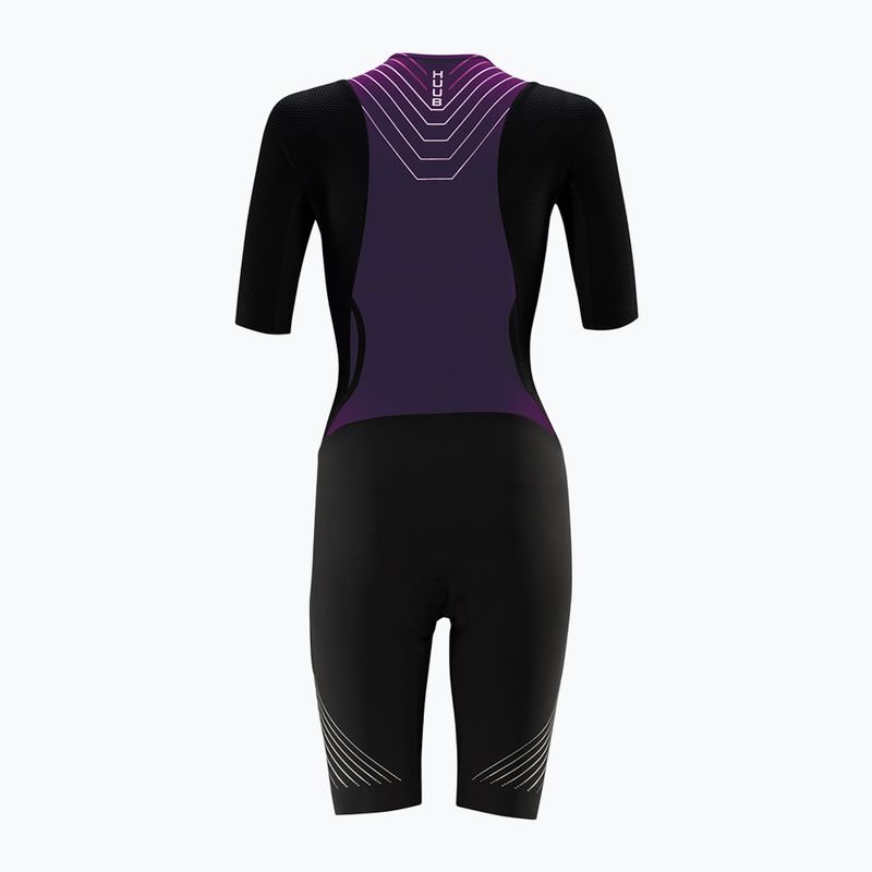 Dámsky cyklistický oblek HUUB Pinnacle Tri Suit W black/grape 2