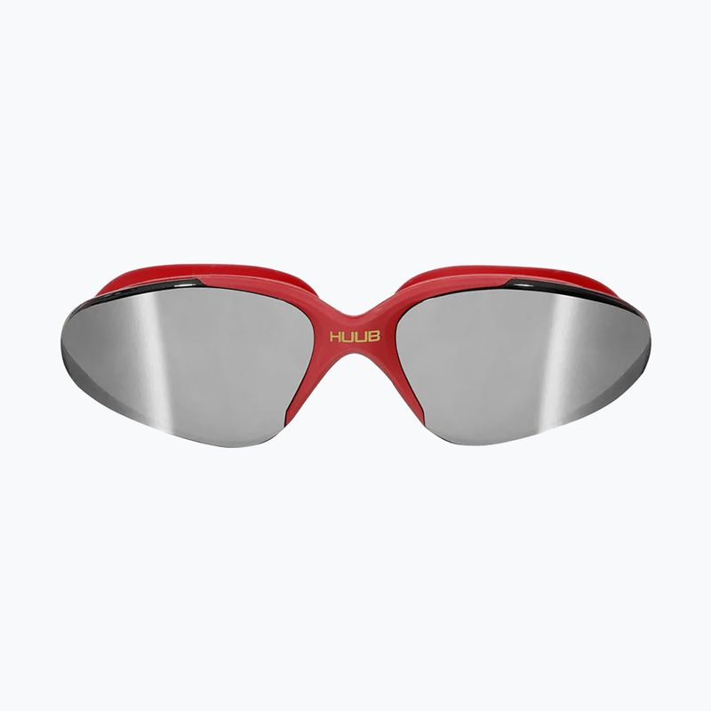 Plavecké okuliare HUUB Vision red / light smoke silver mirror 2