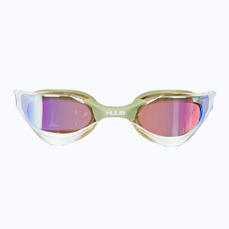 Plavecké okuliare HUUB Thomas Lurz sage/clear gold mirror 2