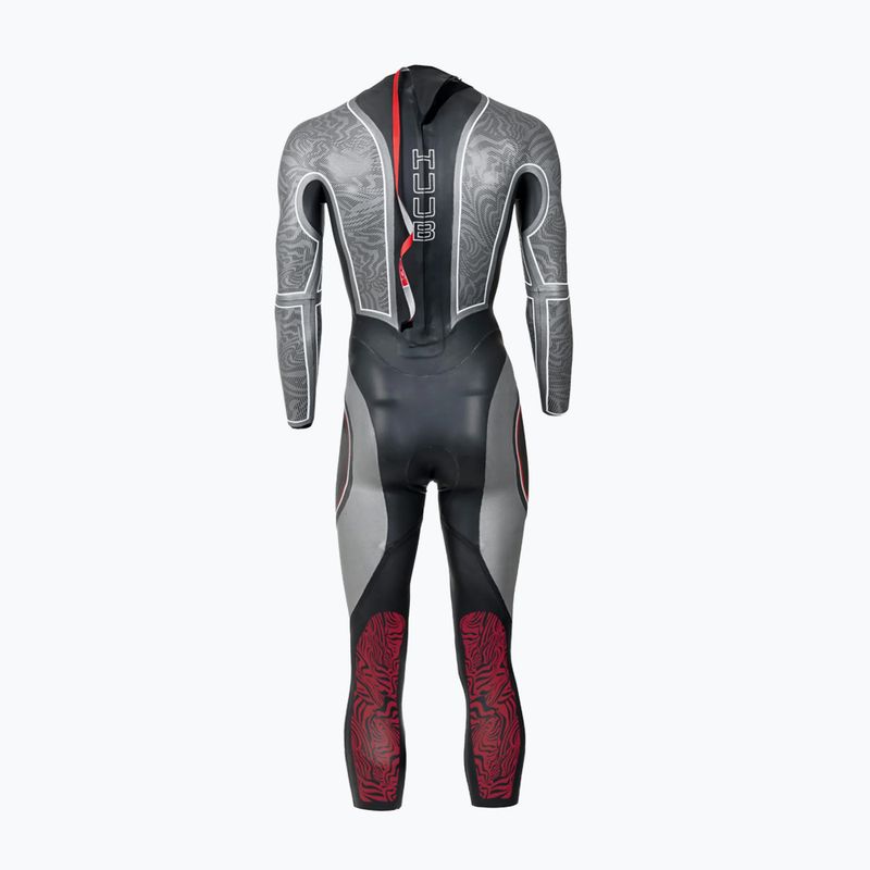 Pánsky triatlonový neoprén HUUB SUB7 3:5 black/grey 2