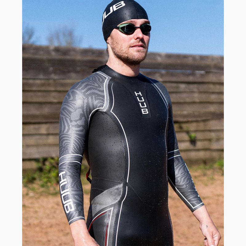 Pánsky triatlonový neoprén HUUB SUB7 3:5 black/grey 3