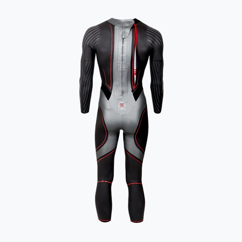 Pánsky triatlonový neoprén HUUB Aegis XV 3:5 black/silver 2