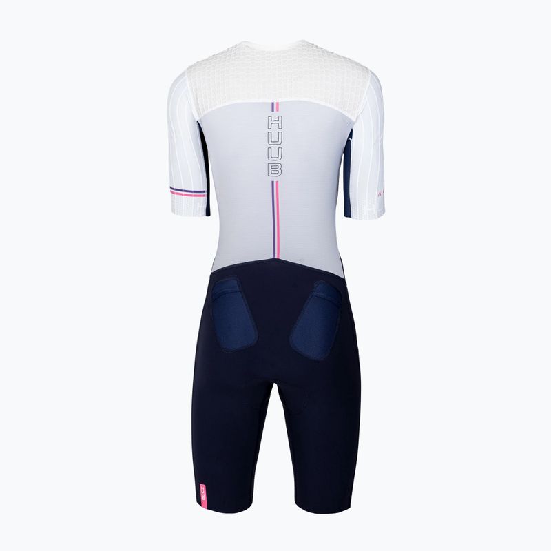 Dámska triatlonová kombinéza HUUB Anemoi 3 SUB22 white/navy/pink 2
