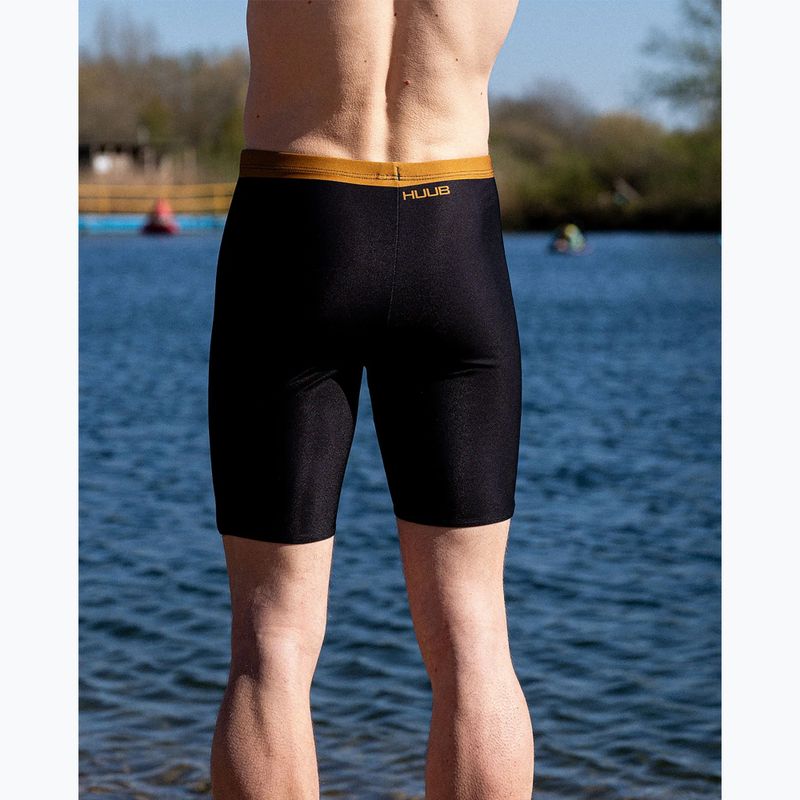 Pánske plavky jammery HUUB Jammer Jee black/orange 4