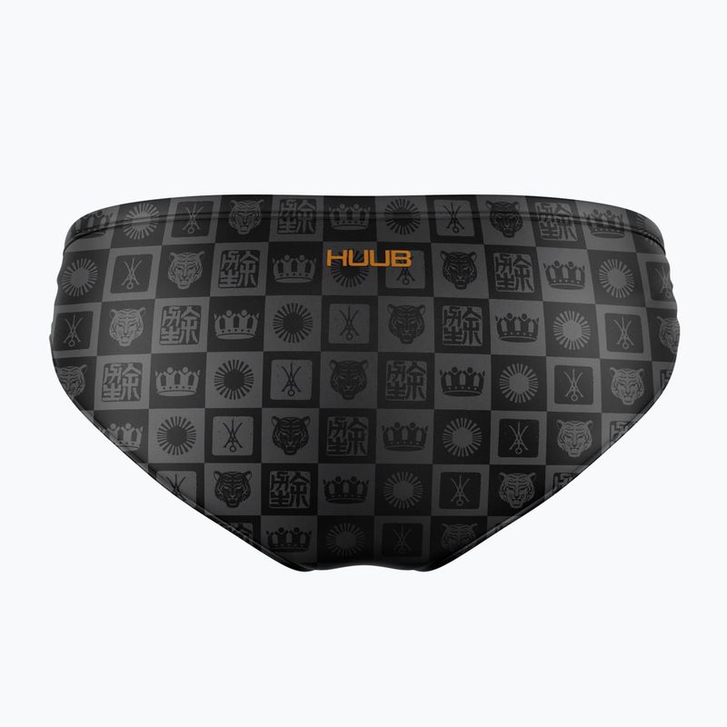 Pánske plavecké slipy HUUB Brief Yee black/orange 2