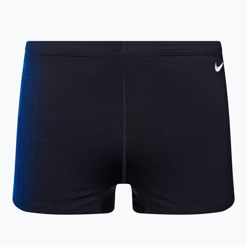 Pánske plavecké boxerky Nike Fade Sting Aquashort black and blue NESS8054-494