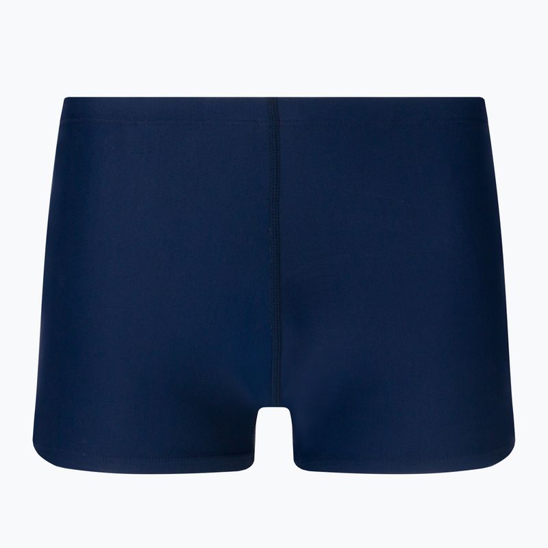 Pánske plavecké boxerky Nike Solid Square Leg navy blue NESS8111-440