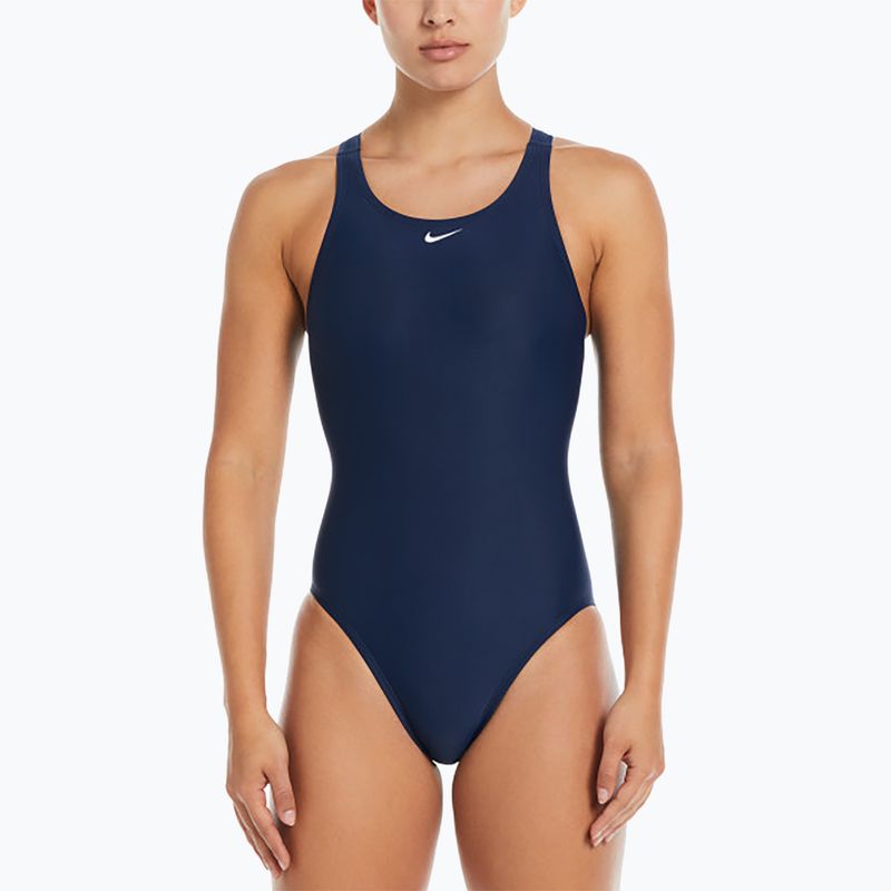 Dámske jednodielne plavky Nike Fastback midnight navy 4