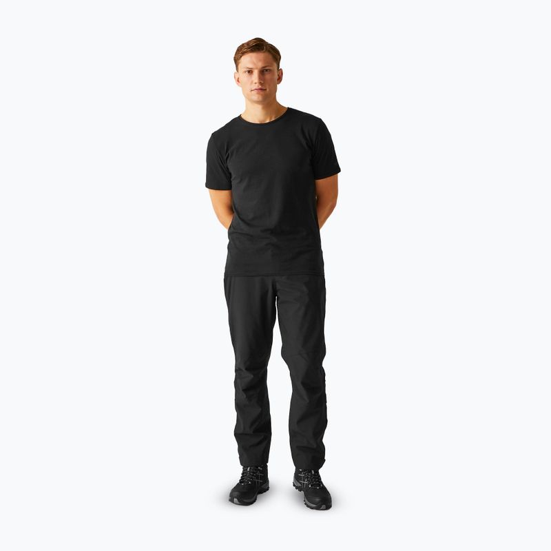 Pánske trekingové nohavice REGATTA Highton Stretch black 2