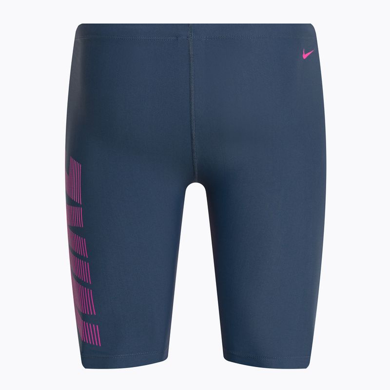 Pánske plavky Nike Rift Jammer šedo-čierne NESS952 2