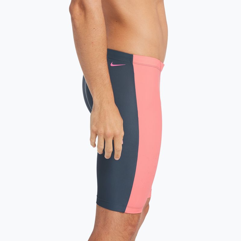 Pánske plavky Nike Rift Jammer šedo-čierne NESS952 8