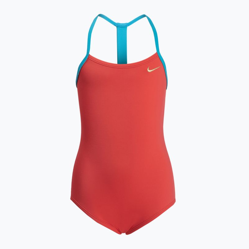Detské jednodielne plavky Nike Solid Girl II oranžové NESS9629-859