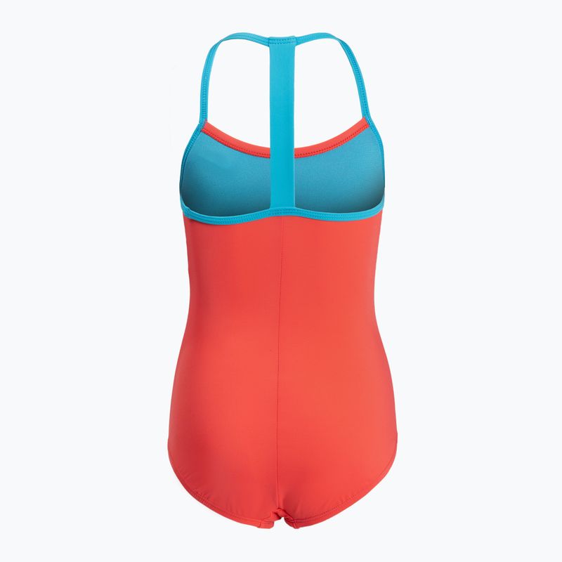 Detské jednodielne plavky Nike Solid Girl II oranžové NESS9629-859 2