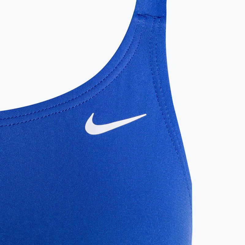 Dámske jednodielne plavky Nike Hydrastrong Solid Fastback blue NESSA001-494 3