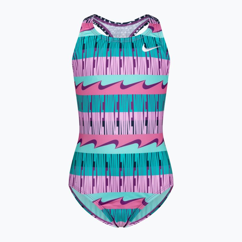 Detské jednodielne plavky Nike Clash vo farbe NESSA735-672